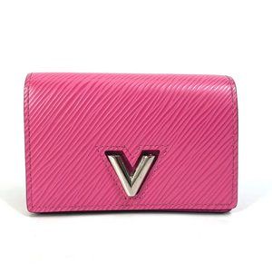 LOUIS VUITTON Epi case Twist Shrutikukart S Two fold Card Case